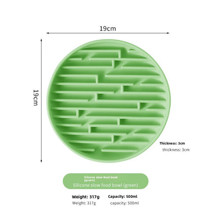 Silicone Pet Slow Feeder Bowl