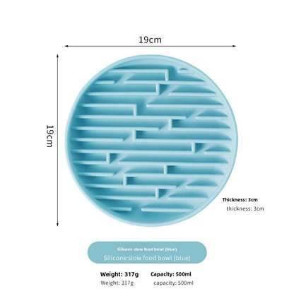 Silicone Pet Slow Feeder Bowl