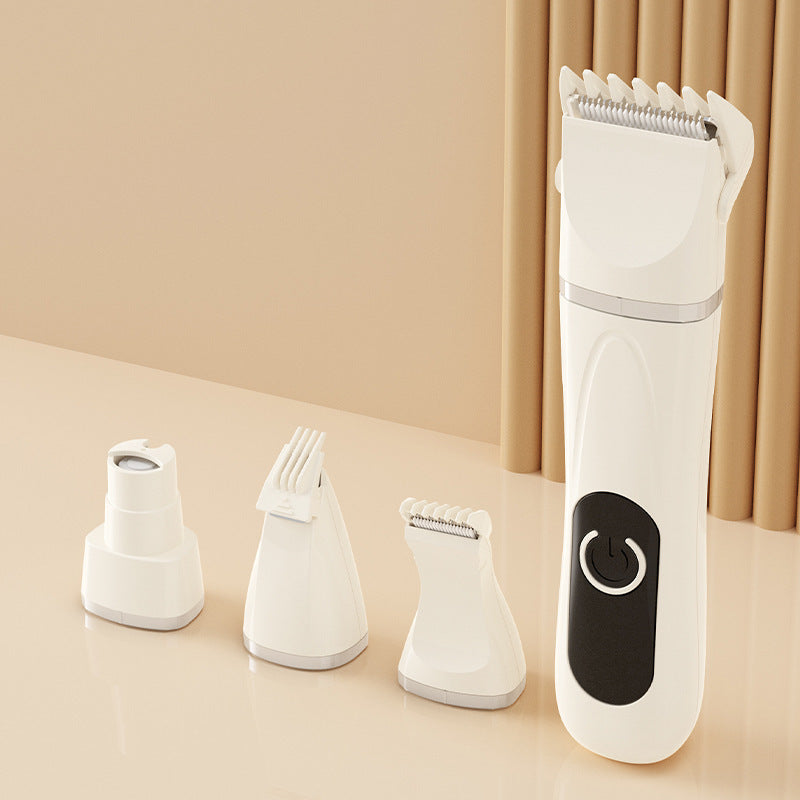 4-in-1 Electric Pet Grooming Kit with Nail Trimmer and Hair Remover