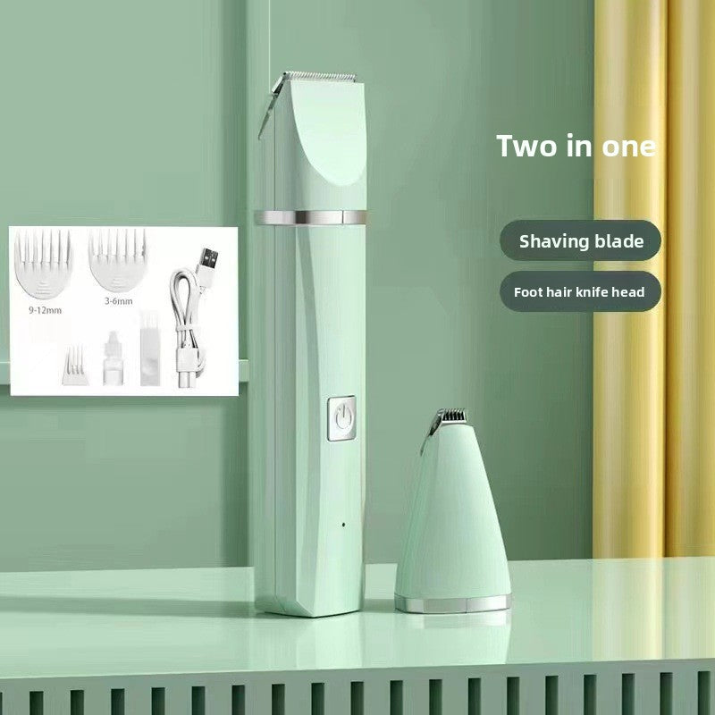 4-in-1 Electric Pet Grooming Kit with Nail Trimmer and Hair Remover