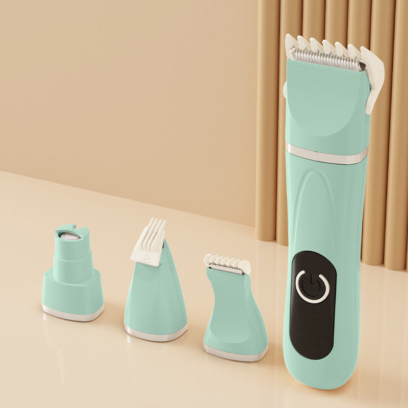 4-in-1 Electric Pet Grooming Kit with Nail Trimmer and Hair Remover