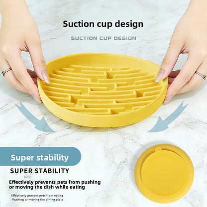 Silicone Pet Slow Feeder Bowl